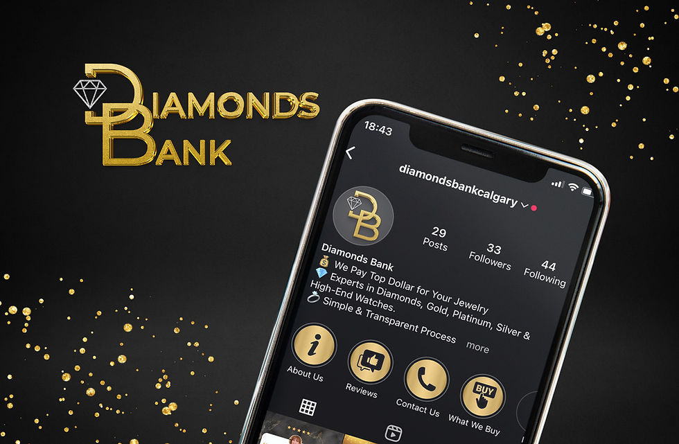 Diamonds Bank social campaign artwork