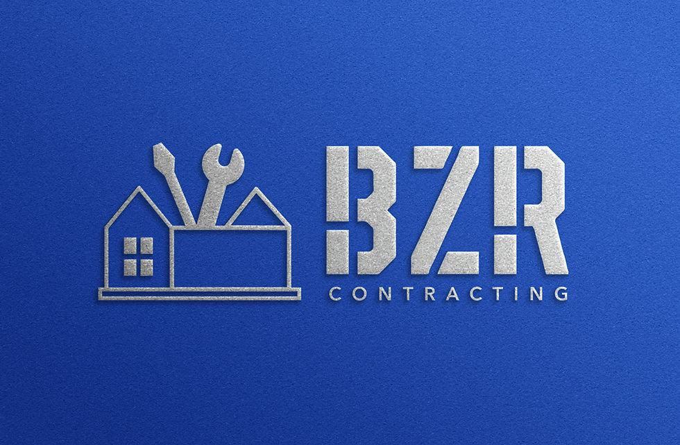 BZR Contracting brand identity design